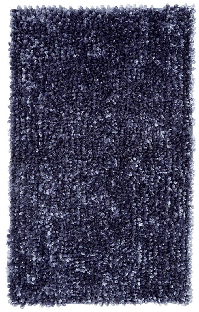 Tarrington House Коврик для ванной Chenille Shiny черный, 50 х 80см