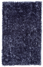 Tarrington House Коврик для ванной Chenille Shiny черный, 50 х 80см