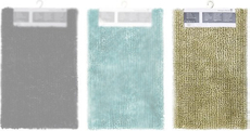 Tarrington House Коврик для ванной Chenille Shiny серый, 50 х 80см