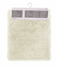 Tarrington House Коврик Chenille Shiny бежевый, 60 х 90см