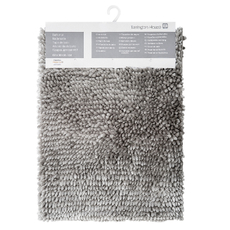 Tarrington House Коврик Chenille Shiny серый, 60 х 90см