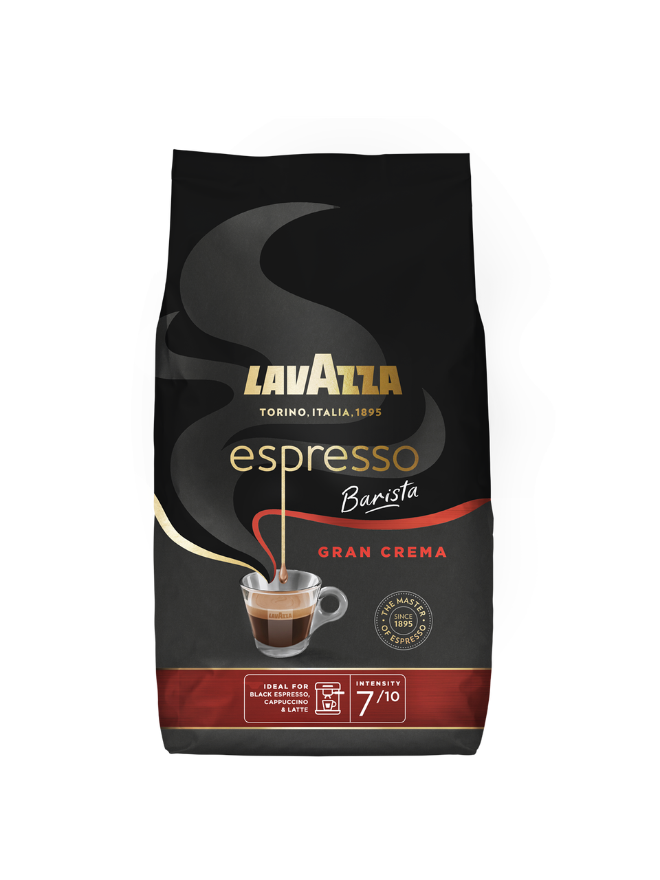 Кофе Lavazza Gran Crema Espresso в зернах, 1кг купить с доставкой на дом,  цены в интернет-магазине