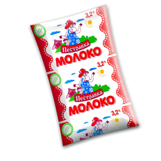 Молоко Пестравка ультрапастеризованное 3.2%, 900г