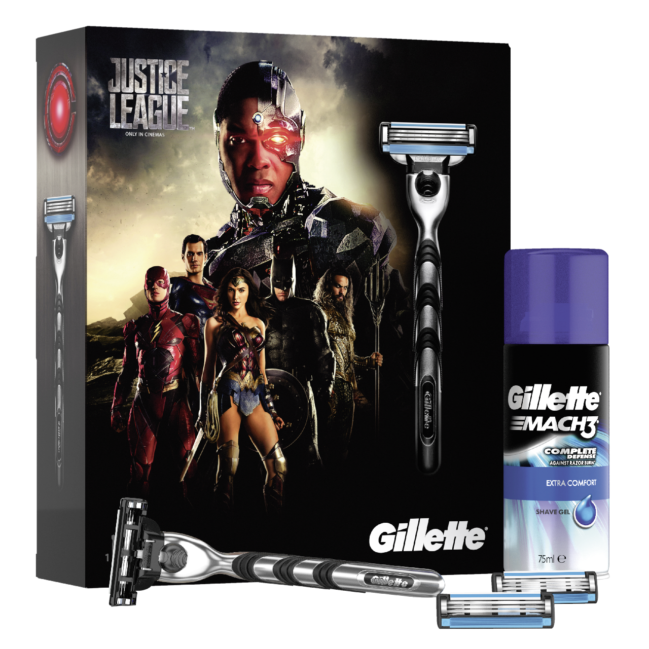 Gillette Подарочный набор Gillette Mach3 станок с 1 сменной кассетой ...