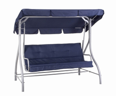 Tarrington House Качели садовые трехместные синие, 168 х 202 х 119см