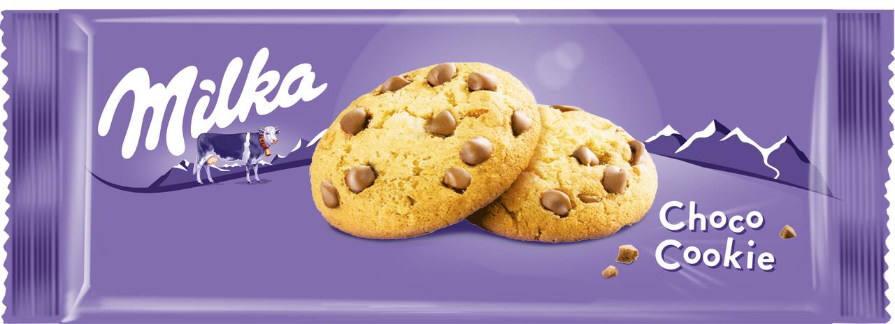 Печенье MILKA с шоколадной крошкой, 168 г