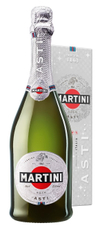 Вино игристое Martini Asti белое сладкое в подарочной упаковке, 0.75л