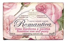 Мыло туалетное Nesti Dante Romantica Флорентийская роза и пион, 250г