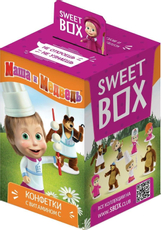 Мармелад жевательный Sweet Box Маша и Медведь с игрушкой, 10г