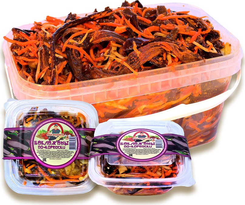 Баклажаны Илья Муромец по-корейски, 200г