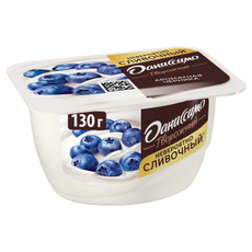 Творожок Даниссимо с черникой 5.5%, 130г