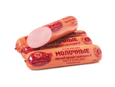 Сосиски Сибирские колбасы Молочные, 400г