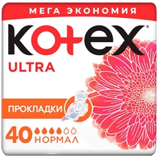 Прокладки гигиенические Kotex Ultra Net Normal, 40шт
