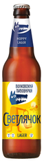 Пиво Волковская пивоварня Светлячок, 0.45л