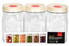 Набор банок для сыпучих продуктов Lock & Lock 750мл, 3шт