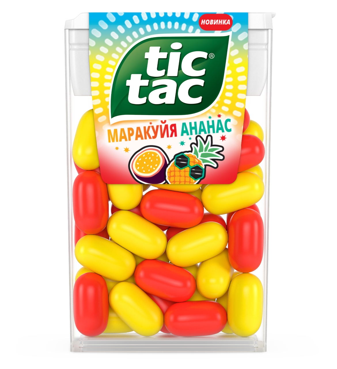 Драже Tic Tac маракуйя и ананас, 16г
