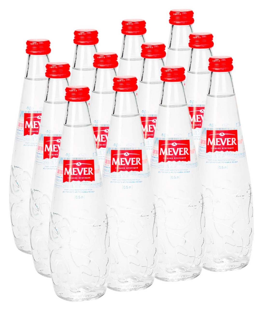 Изображение товара Минеральная вода Mever природная негазированная 500мл 12 шт стекло