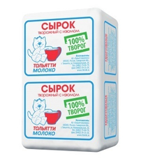 Сырок творожный Тольяттимолоко с изюмом 4.5%, 100г