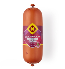 Колбаса Останкино Докторская вареная ГОСТ, ~1.35кг