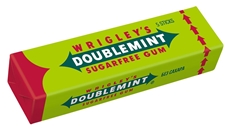 Жевательная резинка Wrigley's Doublemint без сахара со вкусом мяты, 13г