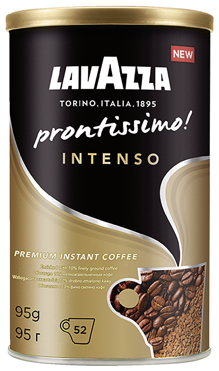 Кофе зерновой LAVAZZA Prontissimo intenso, 95 г