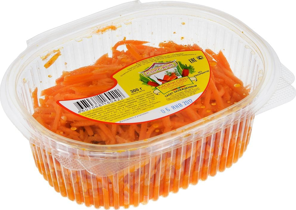 Морковь КОРЕЯНА По-корейски острая, 300 г купить с доставкой на дом ...