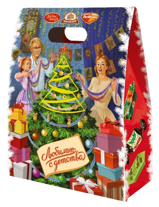 Набор конфет Рот Фронт Любимые с детства Ярмарка чудес, 550г