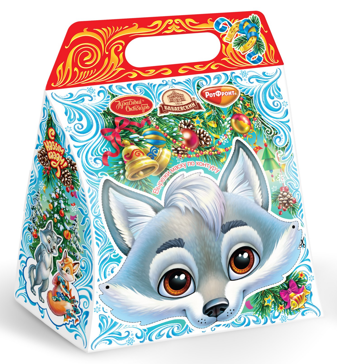 Набор конфет Новогодний подарок Маска, 701г