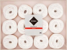RIOBA Донаты с белой глазурью замороженные (55г x 12шт), 660г