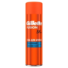 Гель для бритья Gillette Fusion увлажняющий, 200мл