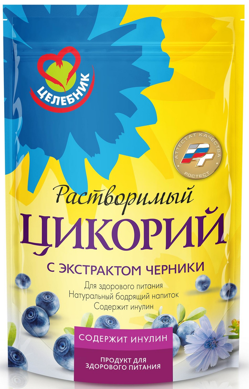 Изображение товара Цикорий Целебник растворимый с черникой, 85г