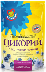 Цикорий Целебник растворимый с черникой, 85г