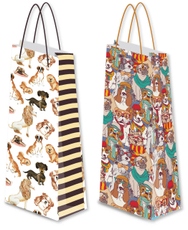 Сумка бумажная Regalissimi бутылочная 12 х 36 х 12см