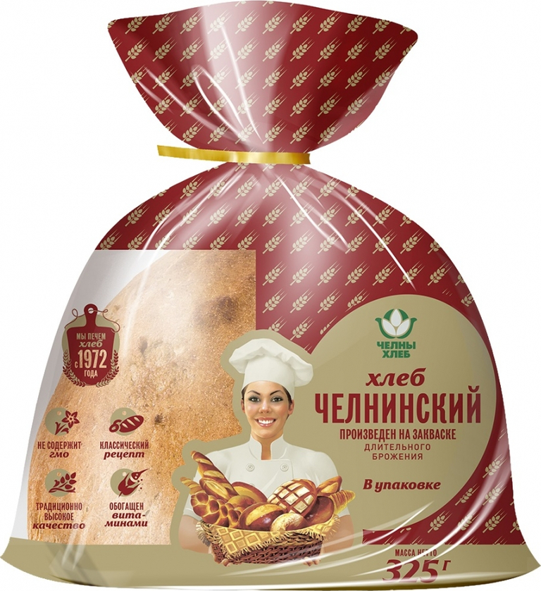 Хлеб Челны-хлеб Челнинский нарезка, 325г