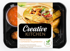 Люля-кебаб Creative Kitchen картофель по-деревенски, 220г