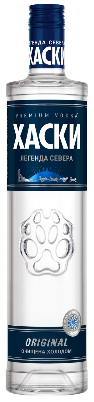 Изображение товара Водка Хаски Легенда Севера, 0.5л