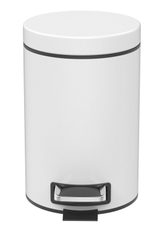 Tarrington House Контейнер для мусора с педалью белый 5л, 21 х 21 х 28см