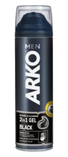 Гель для бритья и умывания Arko Men Black 2в1, 200мл