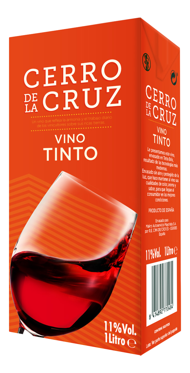 Вино Cerro De La Cruz красное сухое, 1л