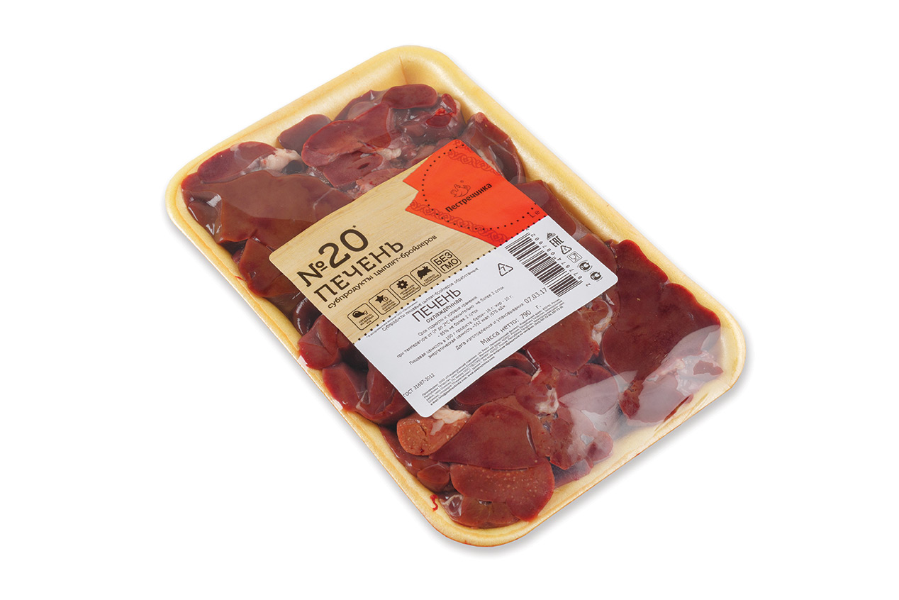 Печень цыпленка-бройлера Пестречинка охлажденная