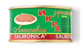 Икра нерки Salmonika зернистая, 130г