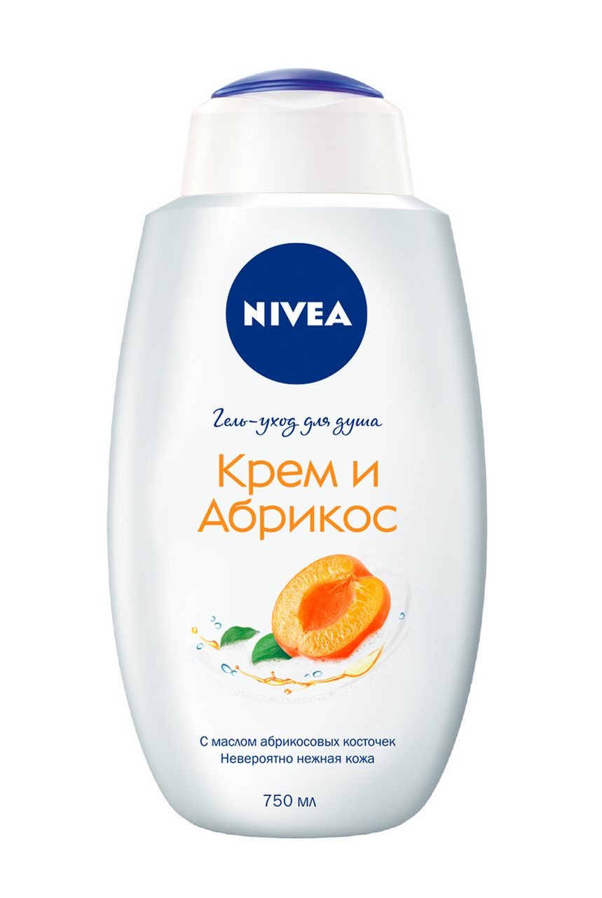 Гель-уход для душа Nivea Крем и Абрикос, 750мл купить с доставкой на дом,  цены в интернет-магазине