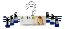 Набор вешалок для брюк/юбок Attribute Neo blue 30см, 3шт