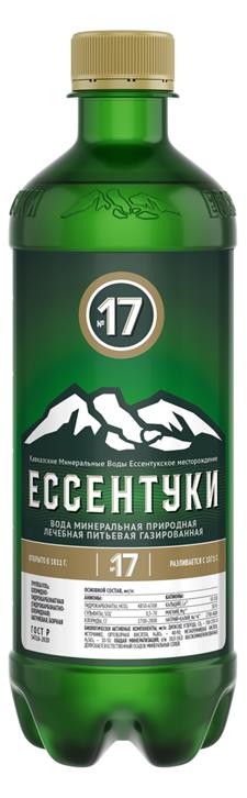 Минеральная вода ЕССЕНТУКИ № 17, 0,5 л