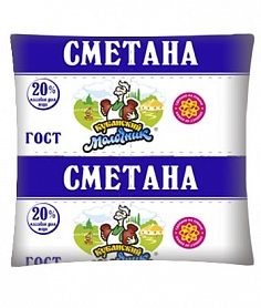 Сметана КУБАНСКИЙ МОЛОЧНИК 20%, 450г купить с доставкой на дом, цены в ...