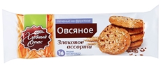Печенье Хлебный Спас овсяное злаковое ассорти на фруктозе, 250г