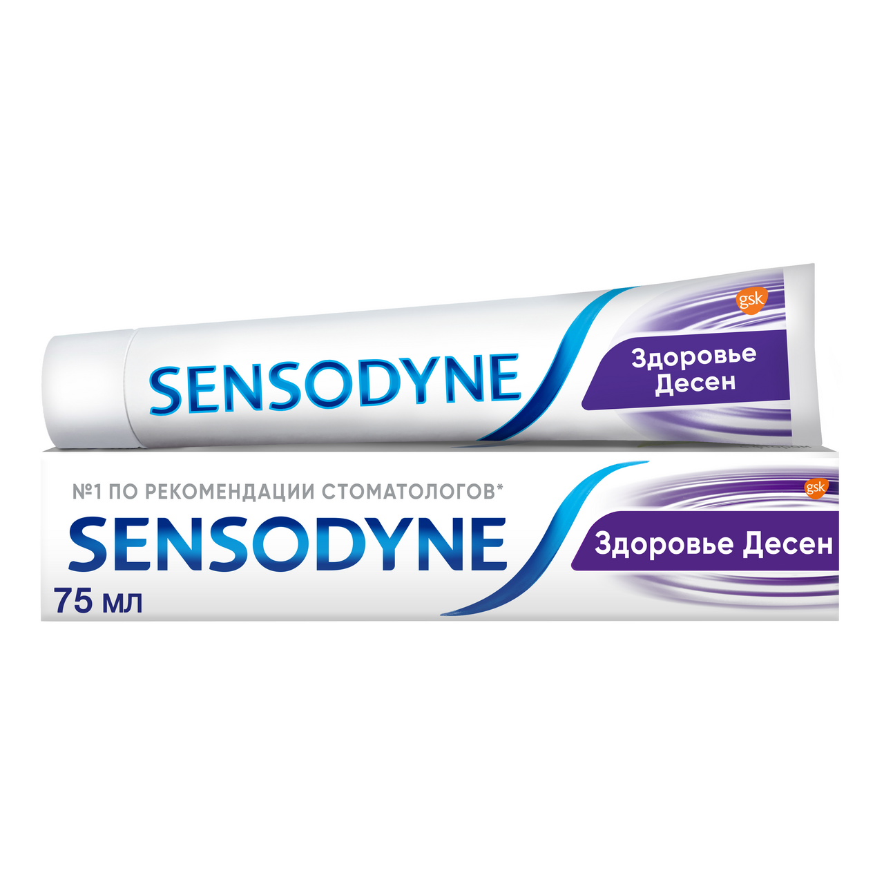Изображение товара Зубная паста Sensodyne Здоровье десен для чувствительных зубов мятная с фтором, 75мл