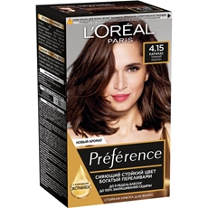 Краска для волос L'Oreal Preference 4.15 Каракас, 243мл
