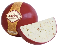Сыр Ларец с чили и паприкой полутвердый 50%