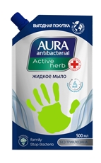 Мыло жидкое Aura Ромашка с антибактериальным эффектом, 500мл